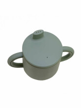 Atelier Keen Silicone Sippy Cup Art.152826 Blue Clay - Silikoninis neišsiliejantis puodelis
