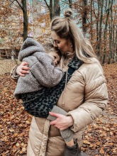 Wildride Toddler Swing Carrier Art.152838 Grey Leopard - Bērnu slings