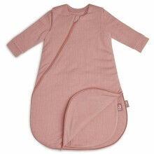 Jollein Newborn Art.015-410-66034 Basic Stripe Rosewood - спальный мешок с рукавами 60см