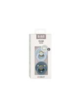 Bibs Colour Symmetrical Art.152961 Baby Blue/Petrol - Pacifier 100% natural