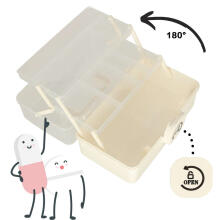 Ikonka Art.KX4767_1 Medicines storage organiser medicine cabinet 29x16x15cm