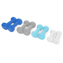 A set of vinyl dumbbells Spokey SHAPE IV 2 x 2 kg