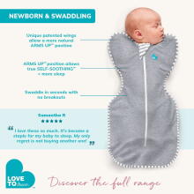 Love To Dream Swaddle Up Original Art.LTD-L1002251WHTS