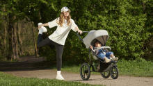 KinderKraft Helsi 2 Art.KSHELS00BLK0000 Deep Black Stroller