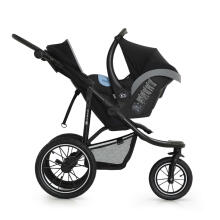 KinderKraft Helsi 2 Art.KSHELS00BLK0000 Deep Black Stroller