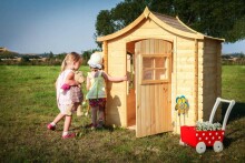Timbela Wooden Playhouse  Art.M550 Детский деревянный домик для сада