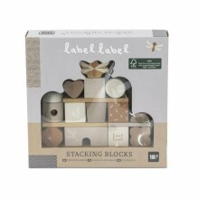 Label Label Buildings Blocks Art.LLWT-34376  Деревянные кубики