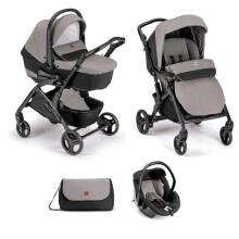 Cam Fluido Easy Art.877019-959 Cucre Anthracite Stroller 3in1