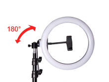 Ikonka Art.KX6824 60W RING LED selfie make-up lamp