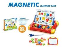 Ikonka Art.KX4677 Magnetic board for learning numbers letters red