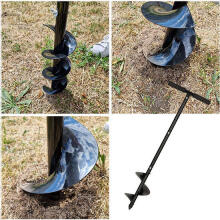 Ikonka Art.KX4659_1 Garden spiral hand drill 85x15cm