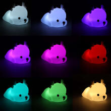Ikonka Art.KX4594 Silicone night light white deer