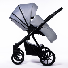 Dada Prams Nexus Ecoleather Art.153443 Metalic Grey  Детская универсальная коляска 2 в 1