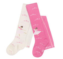 Weri Spezials Bērnu Zeķubikses Ballet Dancer Cream ART.WERI-6033 Augstas kvalitātes bērnu kokvilnas Zeķubikses meitenēm ar jauku dizainu