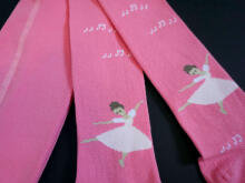 Weri Spezials Bērnu Zeķubikses Ballet Dancer Dark Pink ART.WERI-6025 Augstas kvalitātes bērnu kokvilnas Zeķubikses meitenēm ar jauku dizainu