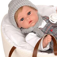 Arias Nia Art.AR50662 doll with a carrycot, 33 cm