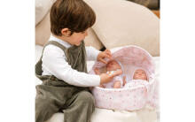Arias ELEGANCE Art.AR50695  Mazas dvīņu lelles ar kulbu, 26cm