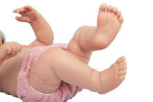 Arias Baby Doll Salma Art.AR65288 Lelle ar rozā pledu, 42 cm