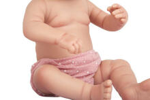 Arias Baby Doll Salma Art.AR65288 Lelle ar rozā pledu, 42 cm