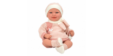 Arias Baby Art.AR653449 in pink clothes, laughing, 45 cm