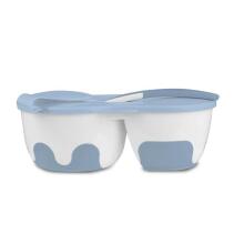 Babyono Art.1067 Blue Feeding set plate and spoon