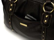 Storksak Elizabeth Leather Bag Art.141830 Black
