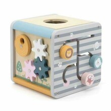PolarB Active Cube Art.255622  Деревянная игрушка - Куб для развития моторики
