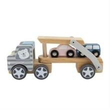PolarB Truck Art.25561 Koka treilers ar mašīnam