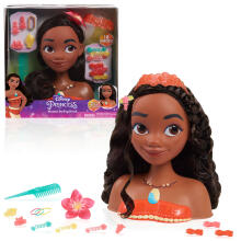 DISNEY PRINCESS Moana (Vaiana) styling head with 18 accessories