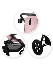 MoMI MIYA Art.WOSP00031 Pink  stroller