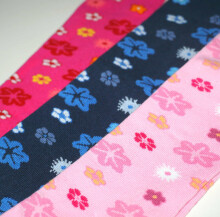 Weri Spezials Children's Tights Daisies Pink ART.WERI-3837 High quality children's cotton tights for gilrs