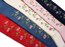 Weri Spezials Bērnu Zeķubikses Rose Branches Cream ART.WERI-2418 Augstas kvalitātes bērnu kokvilnas Zeķubikses meitenēm