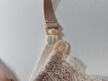 La Bebe™ Nursing Cotton Art.154279 Beige Maternity and Nursing Nightgown