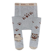 Weri Spezials Bērnu Zeķubikses Little Lion Heather Gray ART.WERI-0148 Augstas kvalitātes bērnu kokvilnas Zeķubikses zēniem