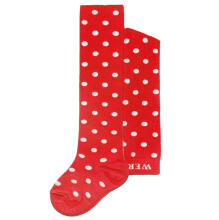 Weri Spezials Bērnu Zeķubikses White Dots Red ART.SW-0149 Augstas kvalitātes bērnu kokvilnas Zeķubikses meitenēm