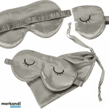 Ikonka KX4435 Grey Sleep mask