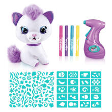 Style 4 Ever plush with airbrush Kitty, 25 cm