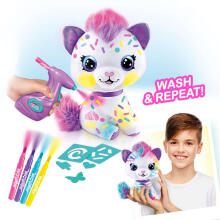 Style 4 Ever plush with airbrush Kitty, 25 cm