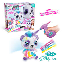 Style 4 Ever plush with airbrush Panda, 25 cm