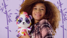 Style 4 Ever plush with airbrush Panda, 25 cm