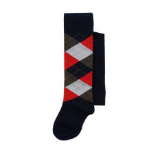 Weri Spezials Bērnu Zeķubikses Jacquard Navy and Red ART.WERI-2412 Augstas kvalitātes bērnu kokvilnas Zeķubikses bērniem