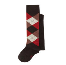 Weri Spezials Bērnu Zeķubikses Jacquard Chocolate and Ruby ART.WERI-2642 Augstas kvalitātes bērnu kokvilnas Zeķubikses bērniem
