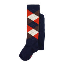 Weri Spezials Bērnu Zeķubikses Jacquard Navy and Chilli ART.WERI-2645 Augstas kvalitātes bērnu kokvilnas Zeķubikses bērniem