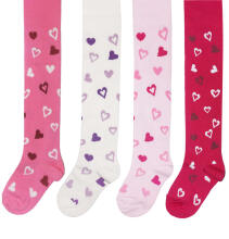 Weri Spezials Bērnu Zeķubikses Hearts Cream and Lilac ART.WERI-2203 Augstas kvalitātes bērnu kokvilnas Zeķubikses meitenēm