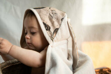 Makaszka Bamboo Soft Art.154661 Детское полотенце  с капюшоном из органического хлопка 90x90см