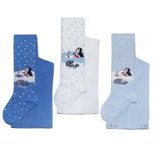 Weri Spezials Bērnu Zeķubikses Penguin and Friends Light Blue ART.WERI-7703 Augstas kvalitātes bērnu kokvilnas Zeķubikses bērniem
