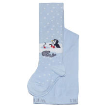 Weri Spezials Bērnu Zeķubikses Penguin and Friends Light Blue ART.WERI-7703 Augstas kvalitātes bērnu kokvilnas Zeķubikses bērniem