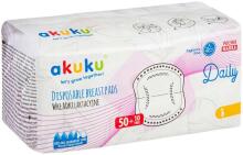 Akuku Pads Art.A0160 White Bra pads (60 pcs.)