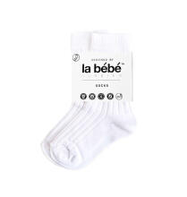 La Bebe™ Nursing Eco Organic Cotton Socks Art.155064 White