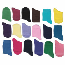 Weri Spezials Children's Socks Monochrome Navy ART.SW-0713 Pack of three high quality children's cotton socks